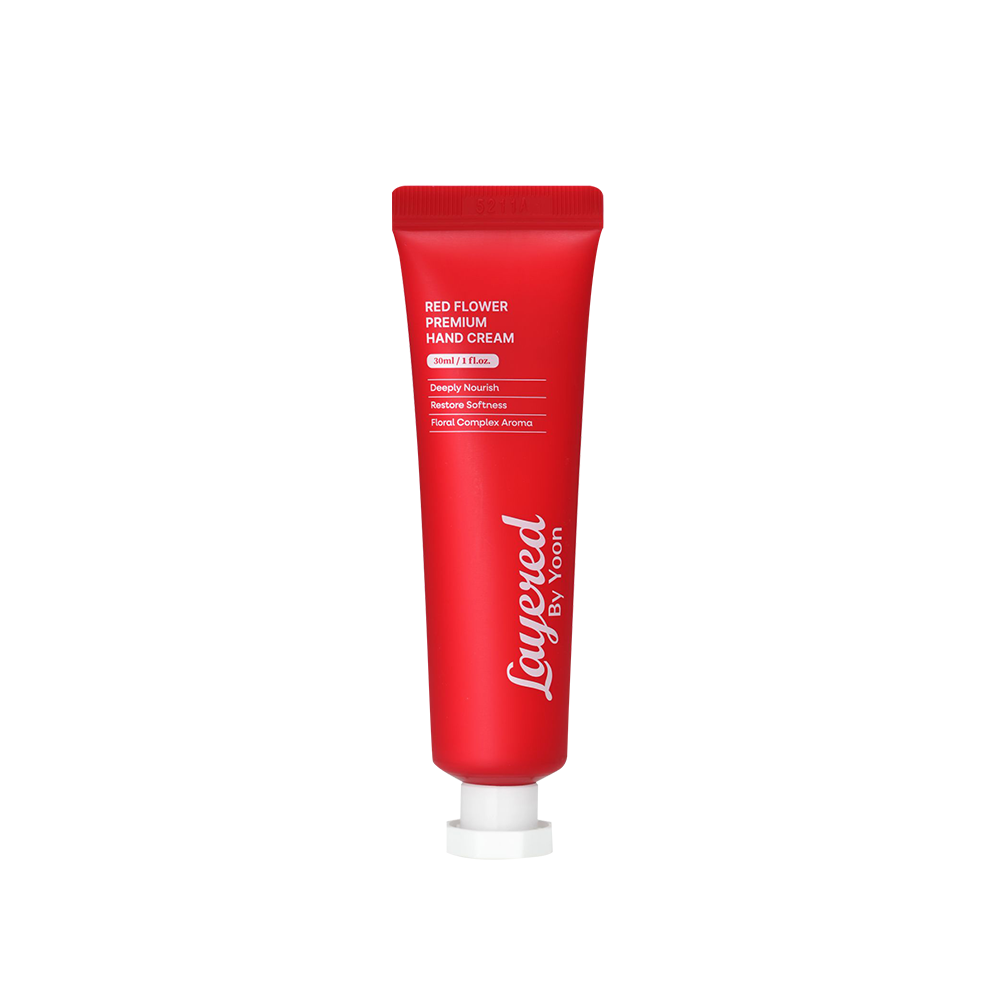Layered by Yoon Red Flower Hand Cream
